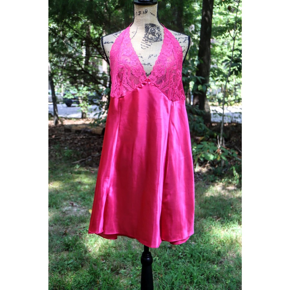 Women's Frederick's of Hollywood Nightgown Barbie Sexy Slip 2XL pink